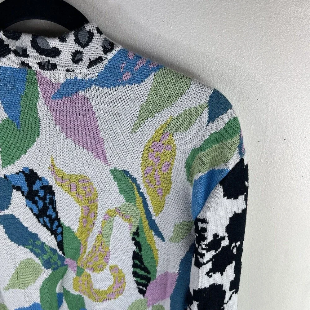 Anthropologie Maeve‎ Savannah Contrast Open Cardigan X-Small